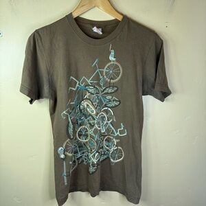 Gama-Go Dirty Bird Bike Jam Size Small Graphic Grunge Tee Streetwear‎